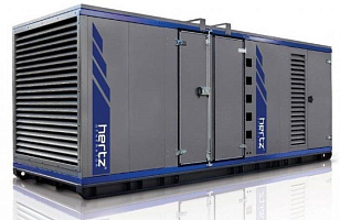 Дизельный генератор Hertz HG 750 BC в кожухе ДизельЭнергоРесурс